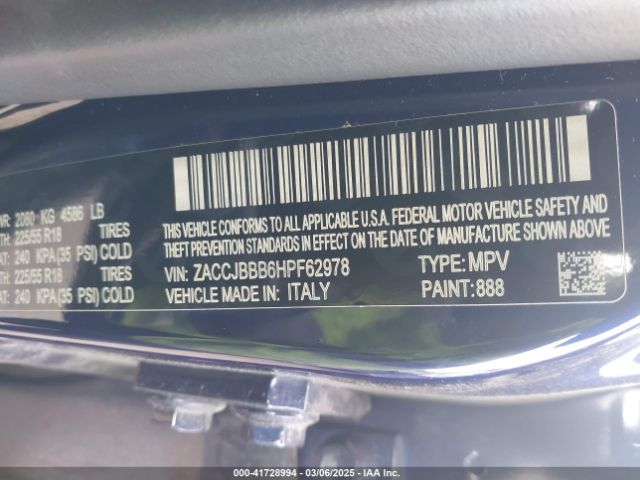 ZACCJBBB6HPF62978 Jeep Renegade Latitude 4x4