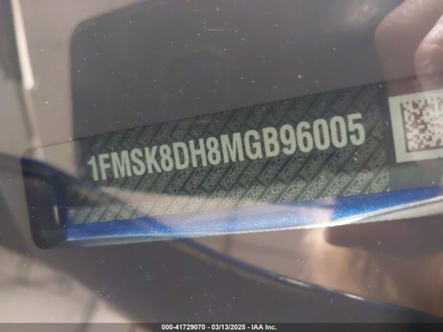 1FMSK8DH8MGB96005 Ford EXPLORER XLT