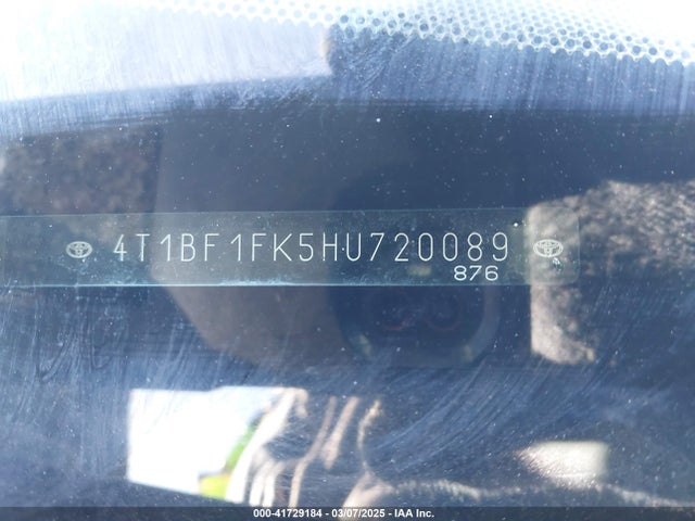 Toyota CAMRY LE 2017 4T1BF1FK5HU720089 Image 17
