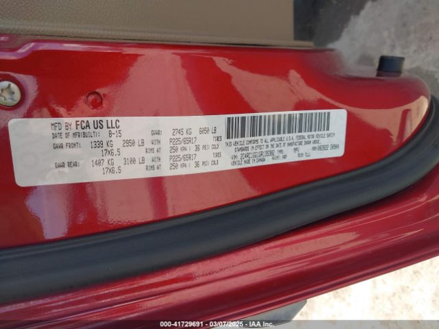2016 CHRYSLER TOWN & COUNTRY 2C4RC1GG1GR135382 Photo 8