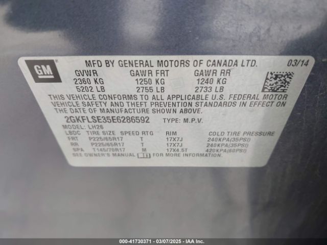 2GKFLSE35E6286592 GMC Terrain Slt-1