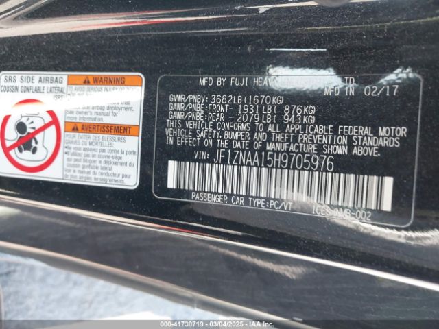 JF1ZNAA15H9705976 Toyota 86