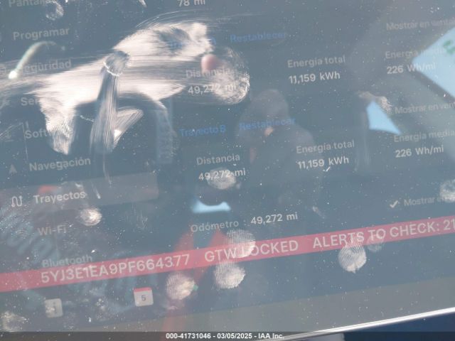 5YJ3E1EA9PF664377 Tesla Model 3 Rear-wheel Drive