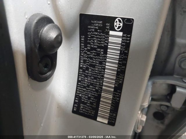 5YFS4MCE3RP188253 Toyota COROLLA SE