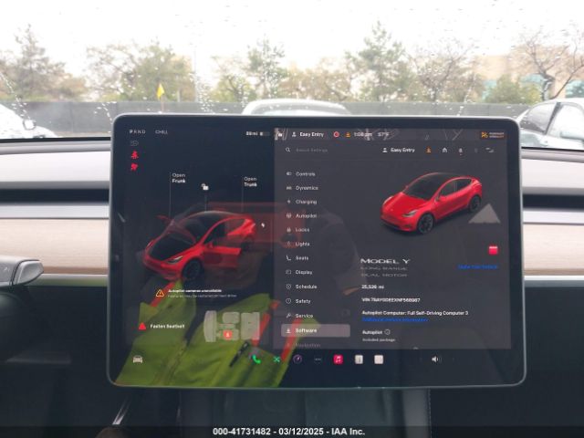 7SAYGDEEXNF568987 Tesla Model Y Long Range Dual Motor All-wheel Drive
