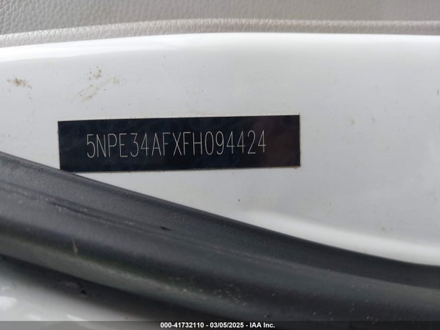 5NPE34AFXFH094424 Hyundai Sonata Limited
