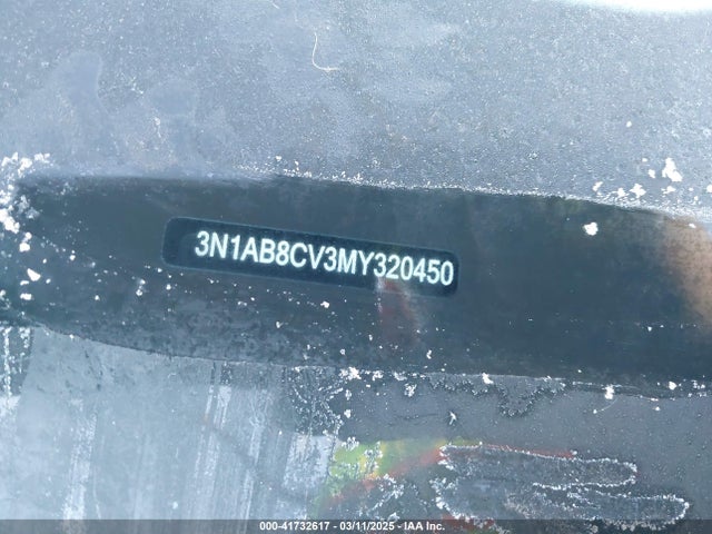 3N1AB8CV3MY320450 Nissan Sentra Sv Xtronic Cvt
