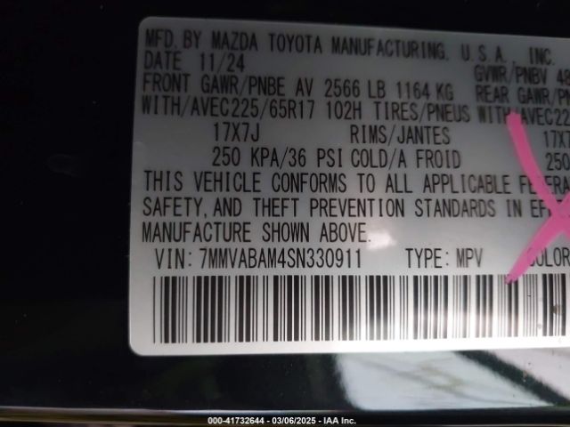 7MMVABAM4SN330911 Mazda Cx-50 2.5 S Select Package