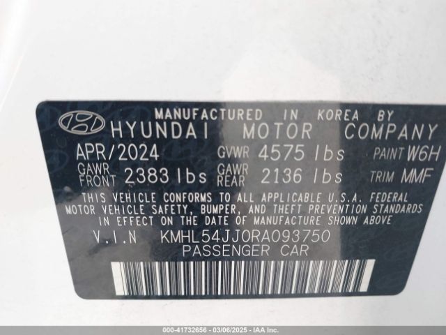 KMHL54JJ0RA093750 Hyundai Sonata Hybrid Limited