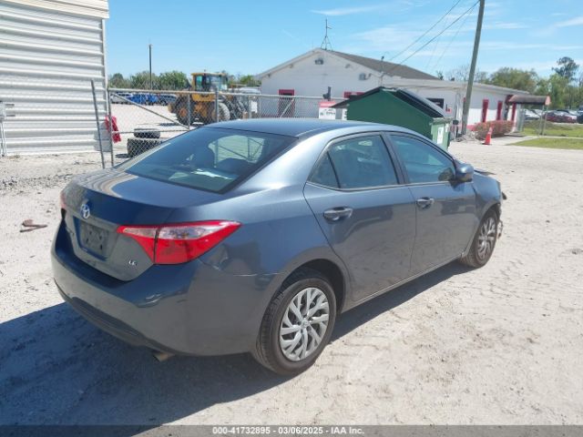 2T1BURHE1JC015700 Toyota COROLLA LE