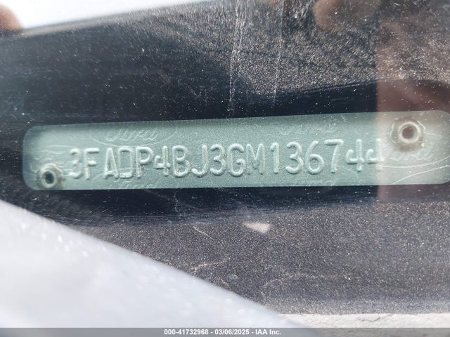 3FADP4BJ3GM136744 Ford FIESTA SE