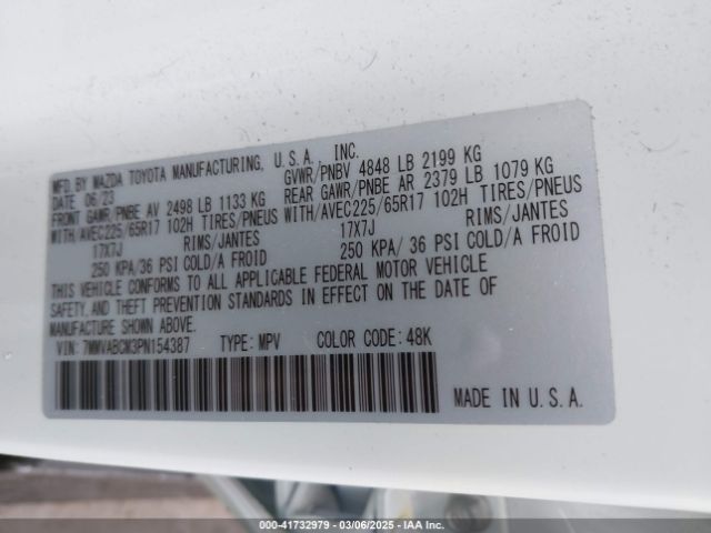 7MMVABCM3PN154387 Mazda Cx-50 2.5 S Preferred Plus