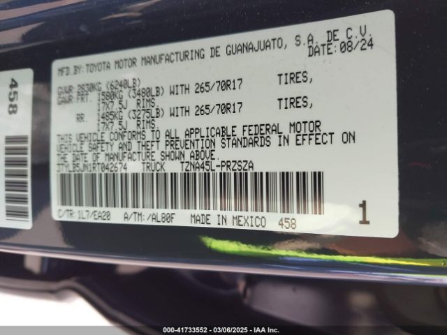 3TYLB5JN1RT042674 Toyota Tacoma Sr5 4wd