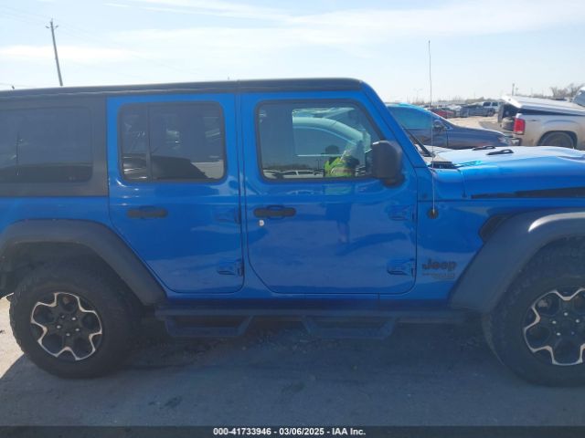 1C4HJXDN0MW737796 Jeep Wrangler Unlimited Sport S 4x4