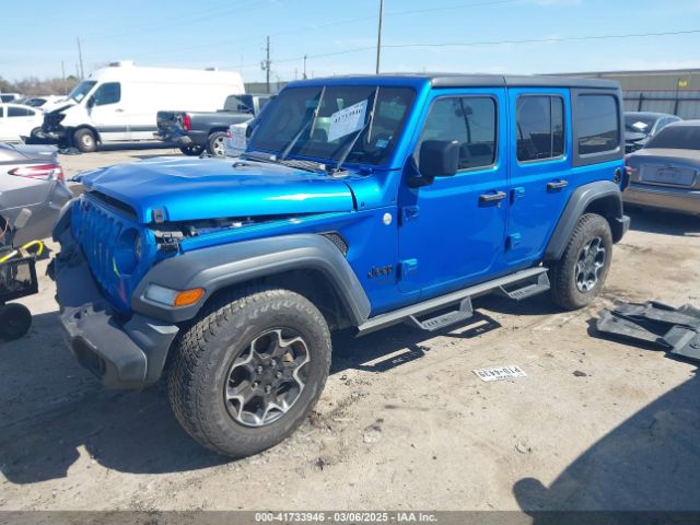 1C4HJXDN0MW737796 Jeep Wrangler Unlimited Sport S 4x4