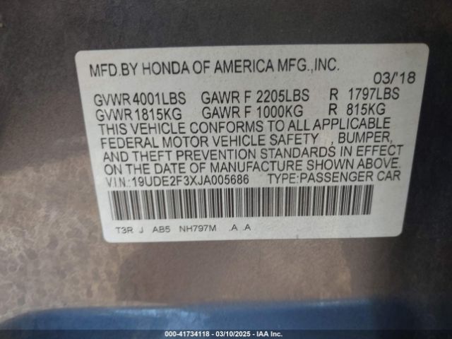 19UDE2F3XJA005686 Acura Ilx Acurawatch Plus Package
