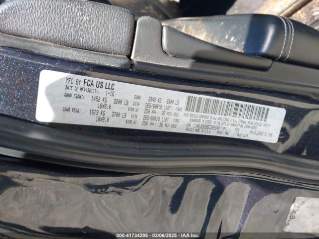 2016 JEEP GRAND CHEROKEE 1C4RJEBG9GC329140 Photo 8