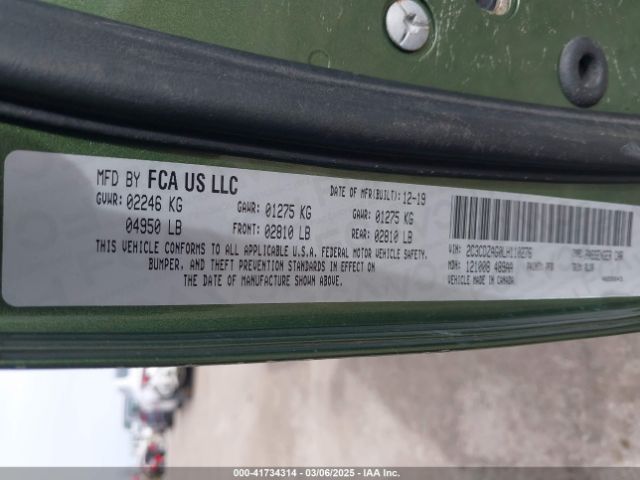 2C3CDZAG0LH110276 Dodge Challenger Sxt