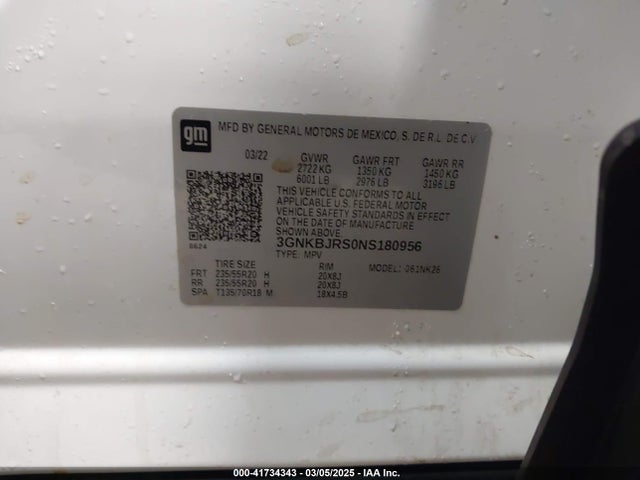 Chevrolet Blazer Awd 3lt 2022 3GNKBJRS0NS180956 Image 9
