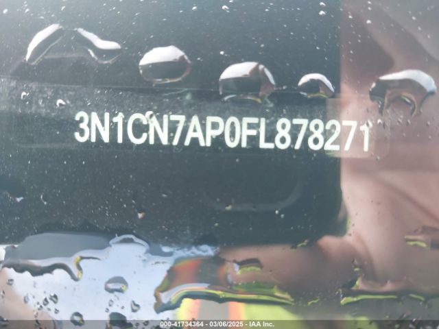 3N1CN7AP0FL878271 Nissan Versa 1.6 S+