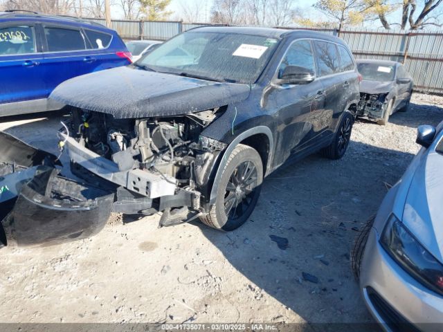 5TDJZRFH9KS617165 Toyota Highlander Se