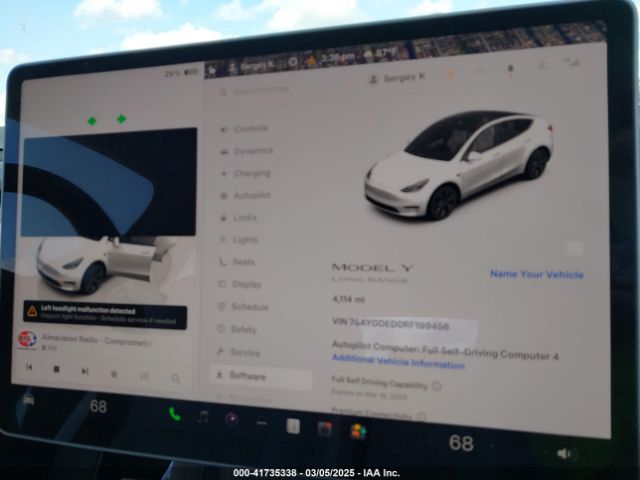 7SAYGDED0RF199456 Tesla Model Y Long Range Dual Motor All-wheel Drive/rwd