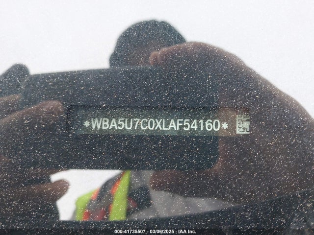 41735507 :رقم المزاد ، WBA5U7C0XLAF54160 vin ، 2020 Bmw 3 Series M340i مزاد بيع
