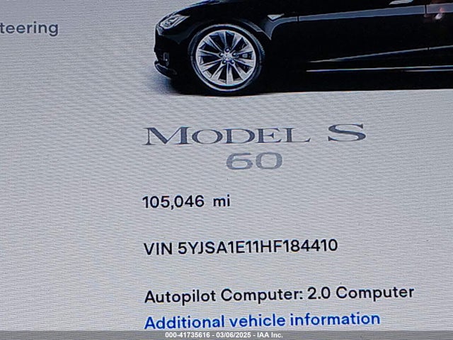 Tesla Model S 60/75 2017 5YJSA1E11HF184410 Image 16