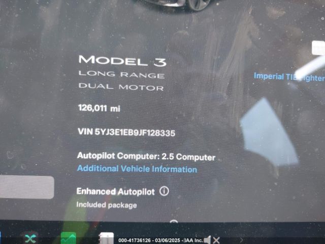 2018 TESLA MODEL 3 5YJ3E1EB9JF128335 Photo 6