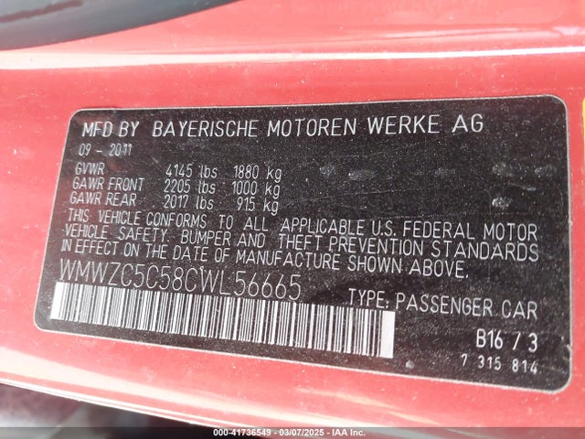 2012 MINI COOPER S COUNTRYMAN WMWZC5C58CWL56665 Photo 8