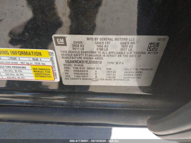 5GAKRCKD7EJ206810 Buick Enclave Premium