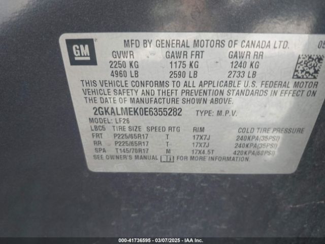 2GKALMEK0E6355282 GMC Terrain Sle-1