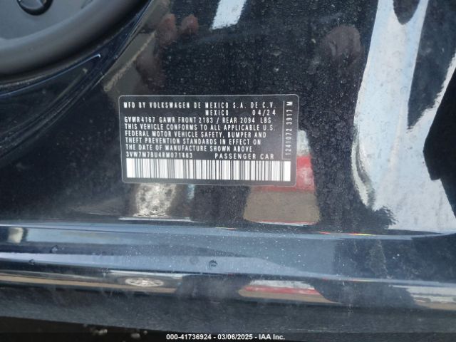 3VW7M7BU4RM071463 Volkswagen Jetta 1.5t Se