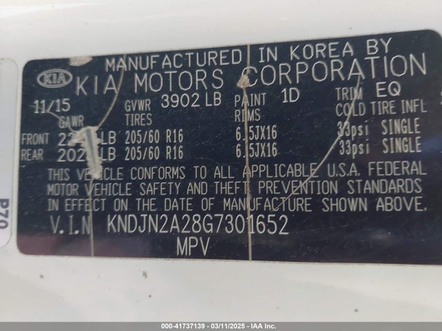 KNDJN2A28G7301652 KIA Soul
