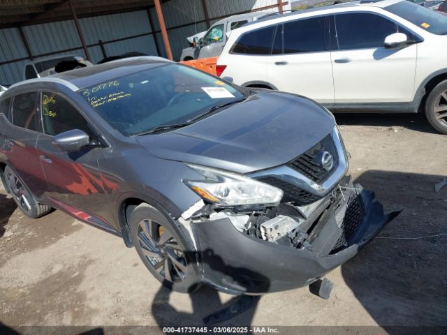 5N1AZ2MH7JN139354 Nissan Murano Platinum