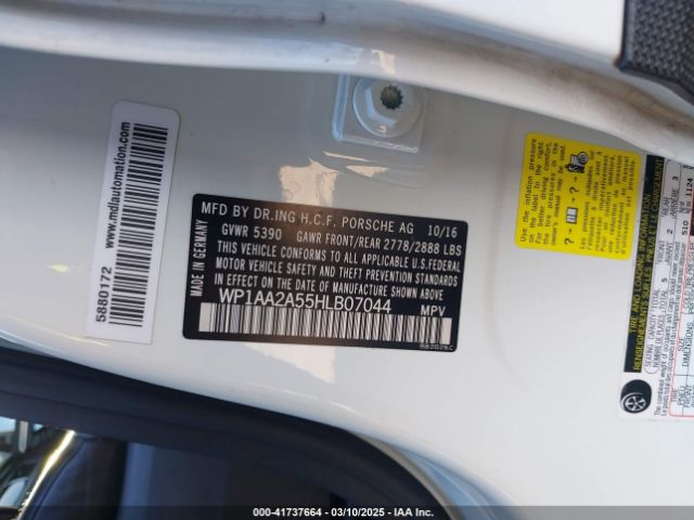 2017 PORSCHE MACAN WP1AA2A55HLB07044 Photo 9