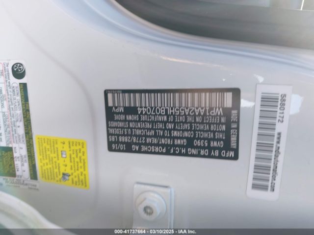 2017 PORSCHE MACAN WP1AA2A55HLB07044 Photo 8