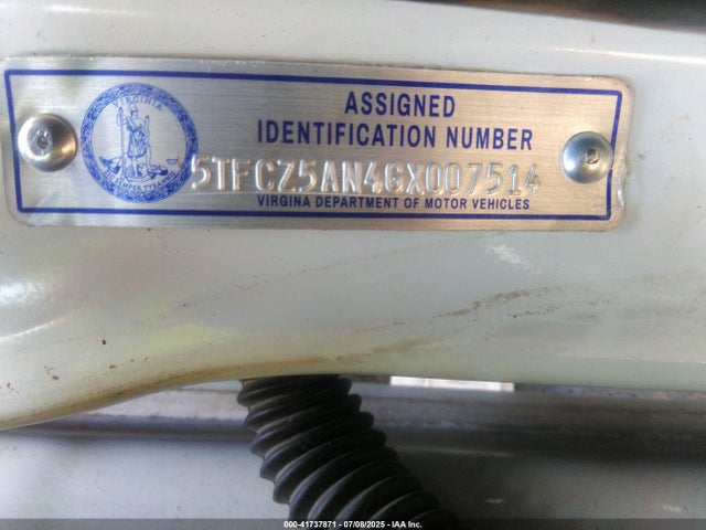 5TFCZ5AN4GX007514 Toyota 2gr-fks