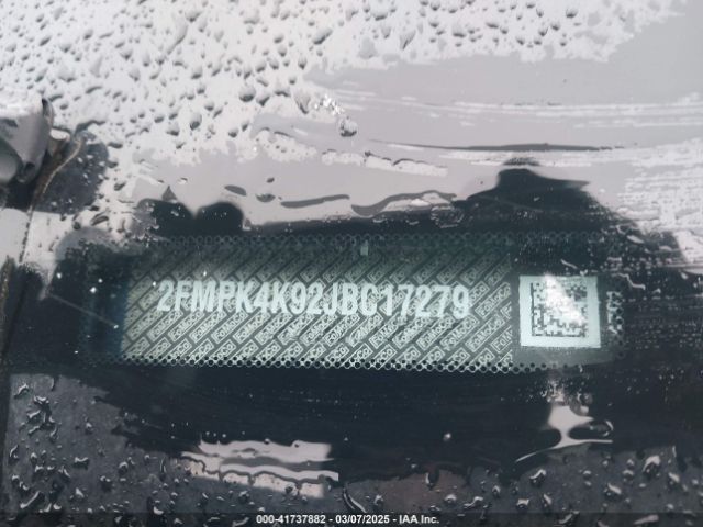 2FMPK4K92JBC17279 Ford Edge Titanium