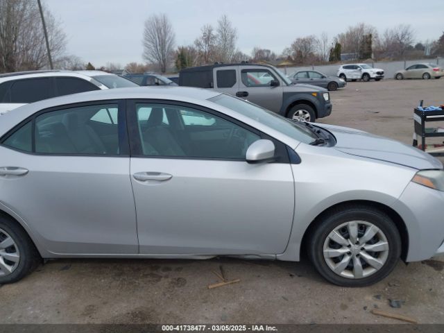 2T1BURHE6EC120321 Toyota COROLLA LE