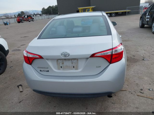 2T1BURHE6EC120321 Toyota COROLLA LE