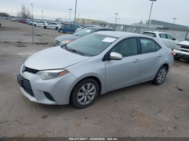 2T1BURHE6EC120321 Toyota COROLLA LE