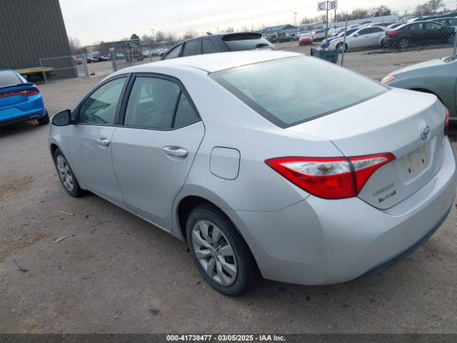 2T1BURHE6EC120321 Toyota COROLLA LE
