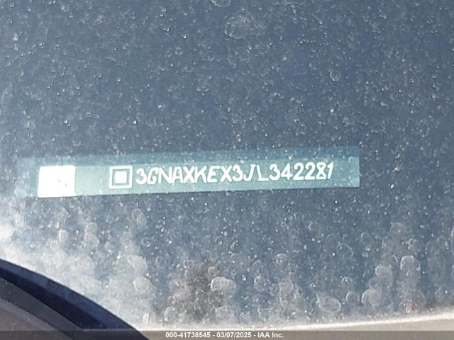 3GNAXKEX3JL342281 Chevrolet EQUINOX LT