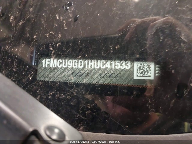Ford ESCAPE SE 2017 1FMCU9GD1HUC41533 Image 9