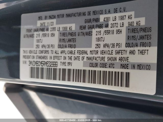 3MVDMBCM5RM632999 Mazda Cx-30 2.5 S Carbon Edition