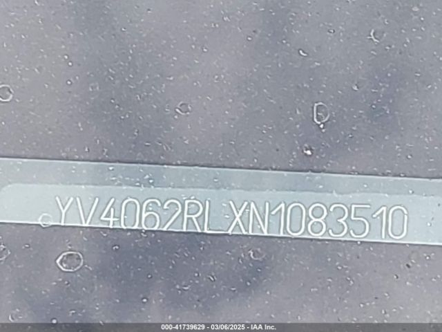 YV4062RLXN1083510 Volvo Xc60 B6 Inscription
