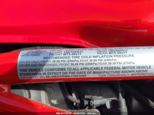 2018 DUCATI MONSTER ML0MADBM6JT001093 Photo 9