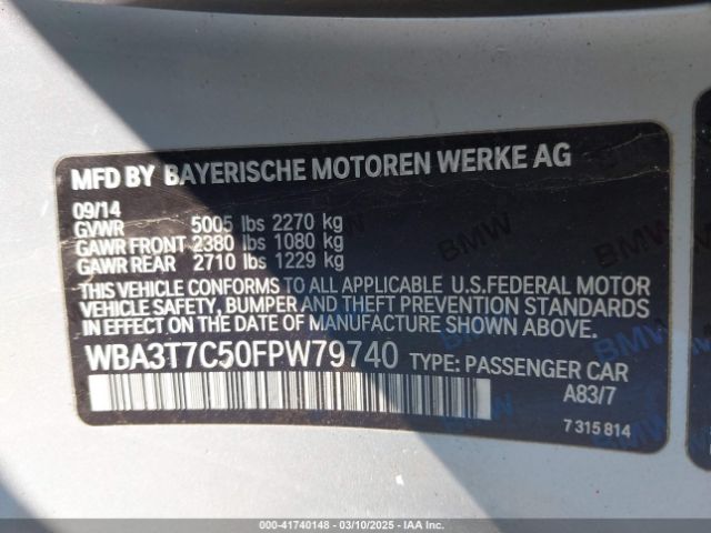WBA3T7C50FPW79740 BMW 435i Xdrive