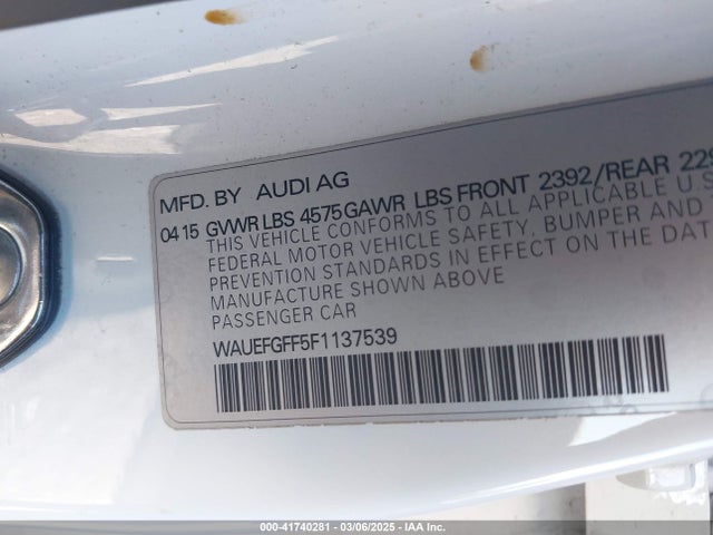 2015 AUDI A3 WAUEFGFF5F1137539 Photo 8